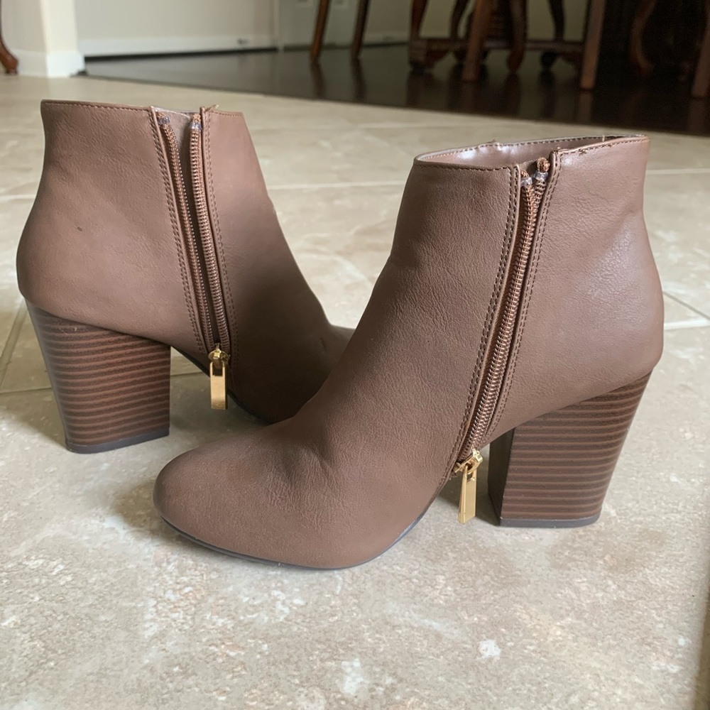 Dark Brown Booties - SIZE 5